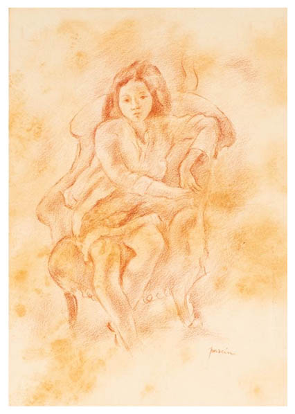 drawing by Jules PASCIN